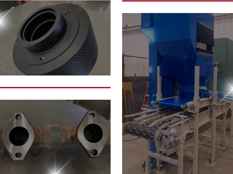Usinage de pièces et fabrication 
d’équipement industriel